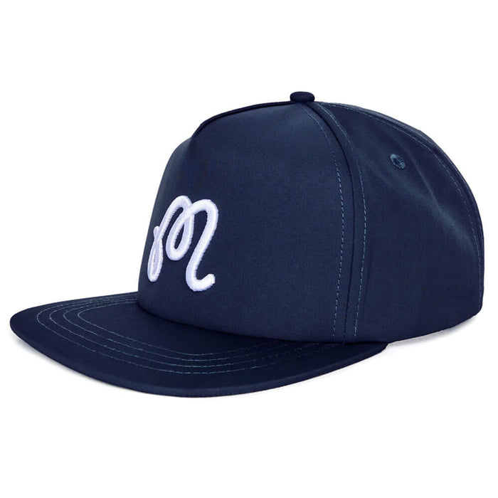 Malbon M Snapback Golf Cap Navy - 25 Men