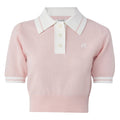 Malbon Mikayla Knit Golf Polo Dusty Rose - 24 Women