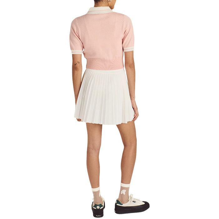 Malbon Mikayla Knit Golf Polo Dusty Rose - 24 Women