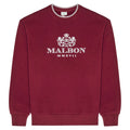 Malbon Monarch Crewneck Golf Sweatshirt Red Mahogany - FW25 Men