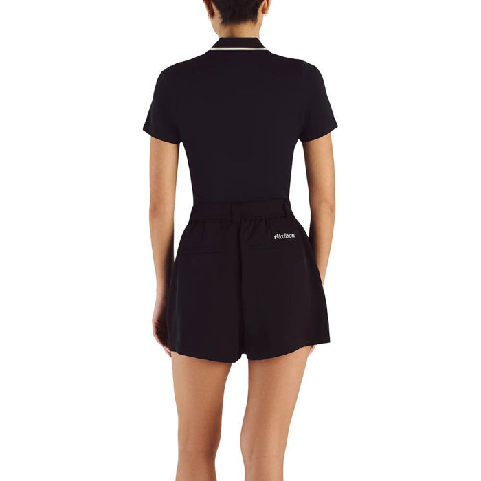 Malbon Paloma Golf Polo Black/Black - 26 Women