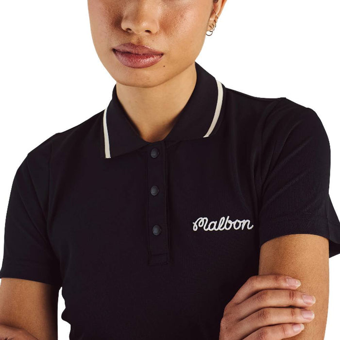 Malbon Paloma Golf Polo Black/Black - 26 Women