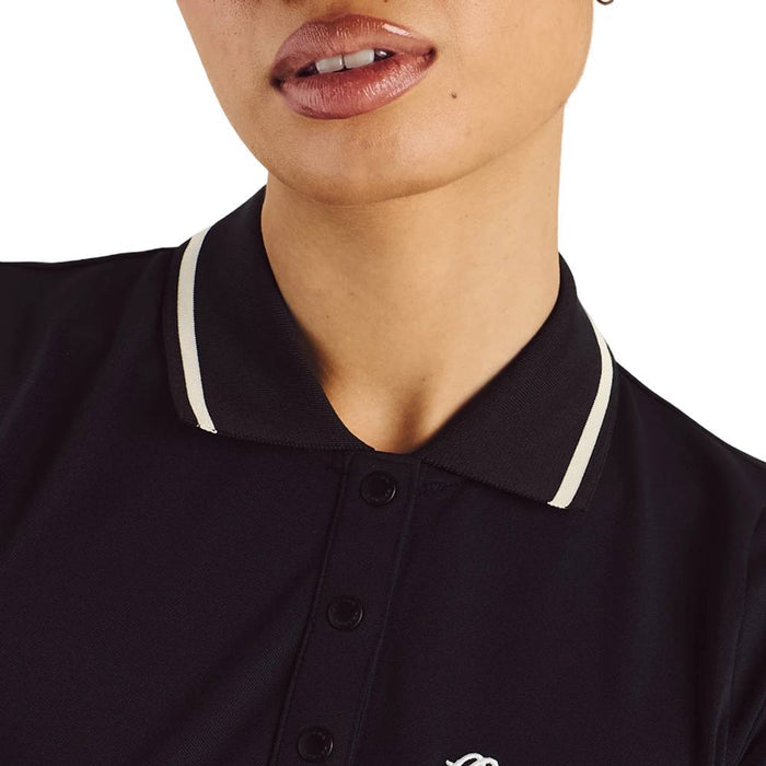 Malbon Paloma Golf Polo Black/Black - 26 Women