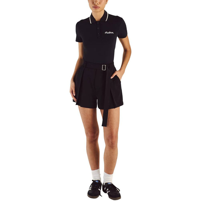Malbon Paloma Golf Polo Black/Black - 26 Women