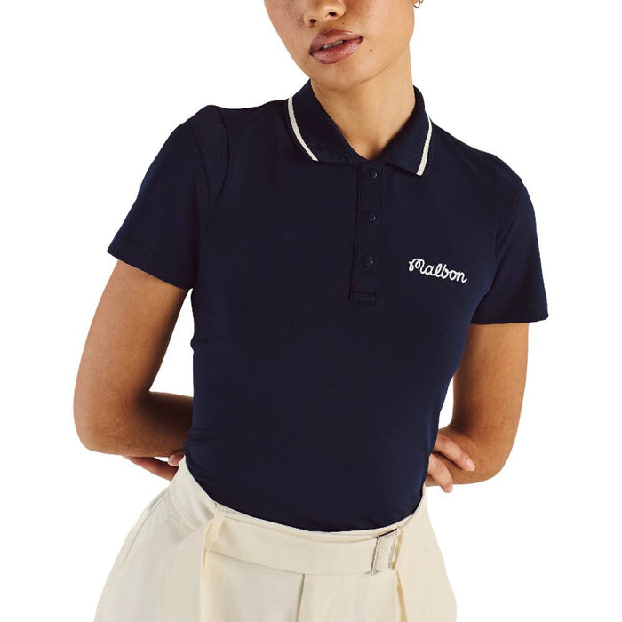 Malbon Paloma Golf Polo Navy/Navy - 26 Women