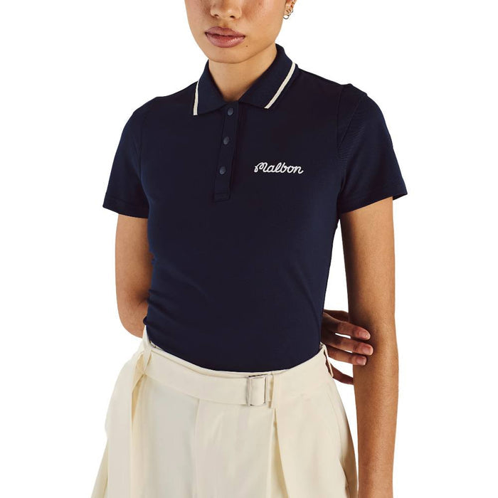 Malbon Paloma Golf Polo Navy/Navy - 26 Women