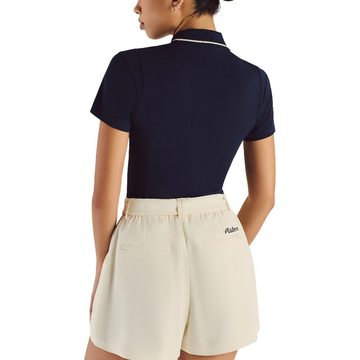 Malbon Paloma Golf Polo Navy/Navy - 26 Women
