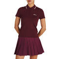 Malbon Paloma Golf Polo Red Mahogany - FW25 Women