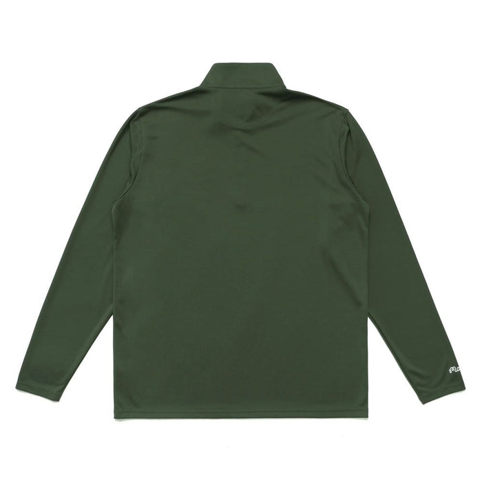 Malbon Performance 1/4 Zip Golf Pullover Forest Green - FW23