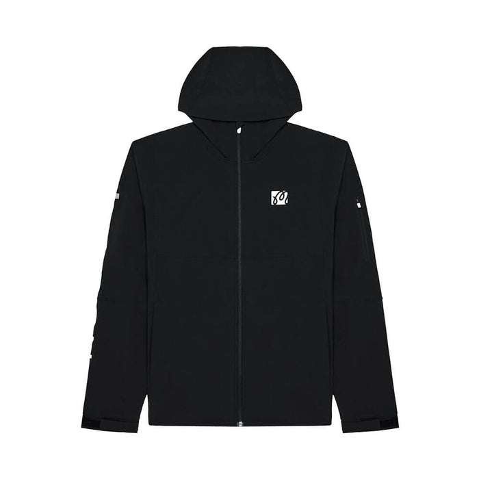 Malbon Performance Full Zip Shell Golf Jacket Black - FW25 Men