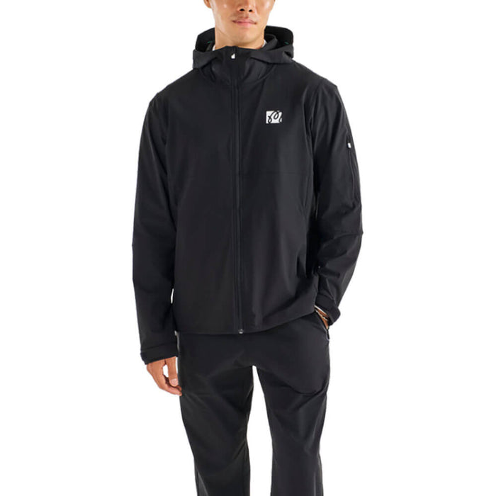 Malbon Performance Full Zip Shell Golf Jacket Black - FW25 Men