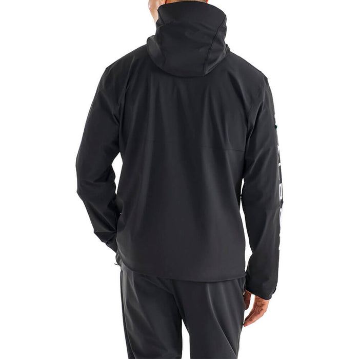 Malbon Performance Full Zip Shell Golf Jacket Black - FW25 Men