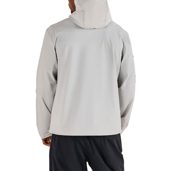 Malbon Performance Full Zip Shell Golf Jacket Silver - SS26 Men