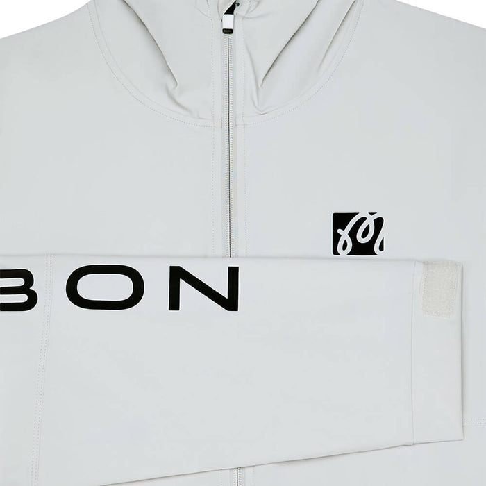 Malbon Performance Full Zip Shell Golf Jacket Silver - SS26 Men