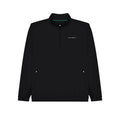 Malbon Performance Quarter Zip Shell Golf Pullover Black - FW25 Men