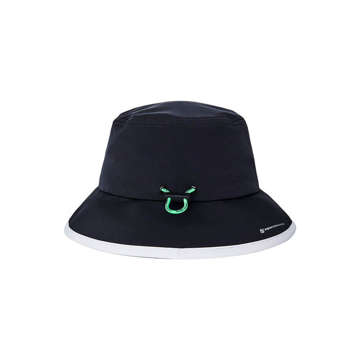 Malbon Performance Tech Golf Bucket Hat Black - SS26 Men