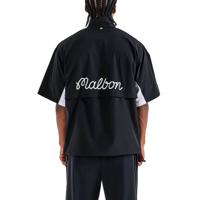 Malbon Pine Golf Windshirt Black - 25 Men