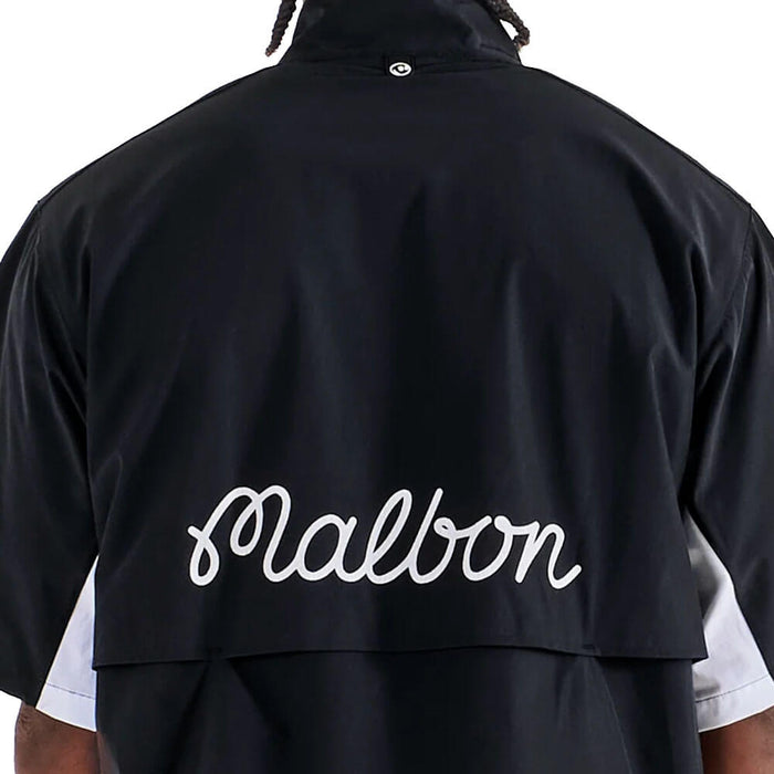 Malbon Pine Golf Windshirt Black - 25 Men