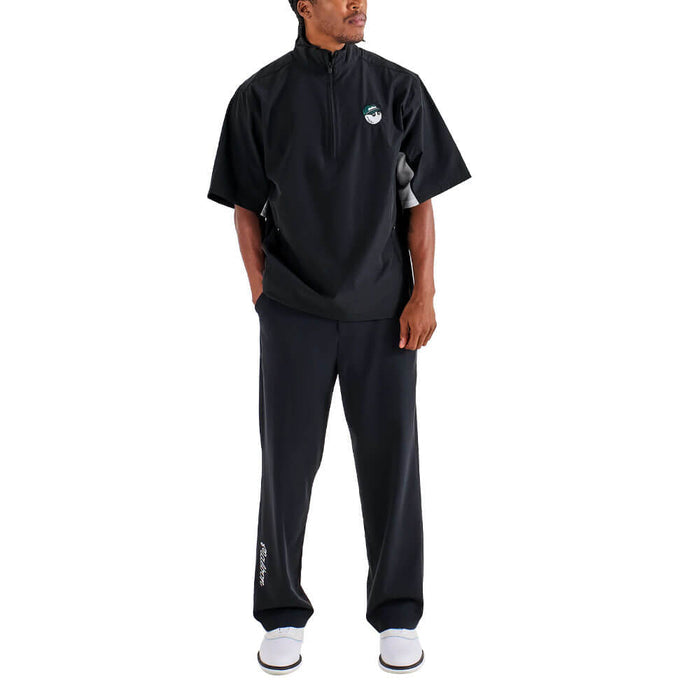 Malbon Pine Golf Windshirt Black - 25 Men
