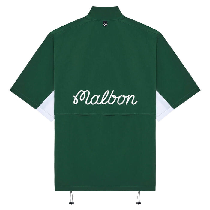 Malbon Pine Unbadged Golf Windshirt Forest - FW25 Men