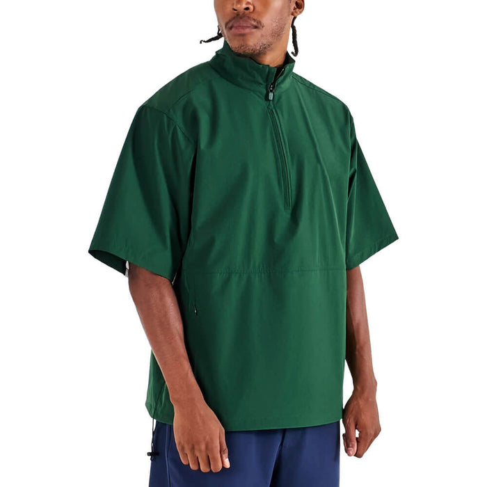 Malbon Pine Unbadged Golf Windshirt Forest - FW25 Men