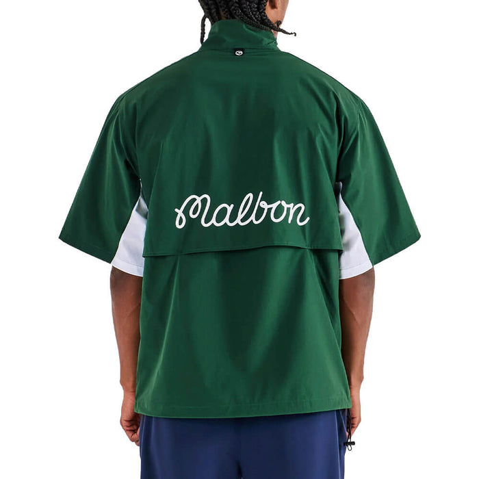 Malbon Pine Unbadged Golf Windshirt Forest - FW25 Men