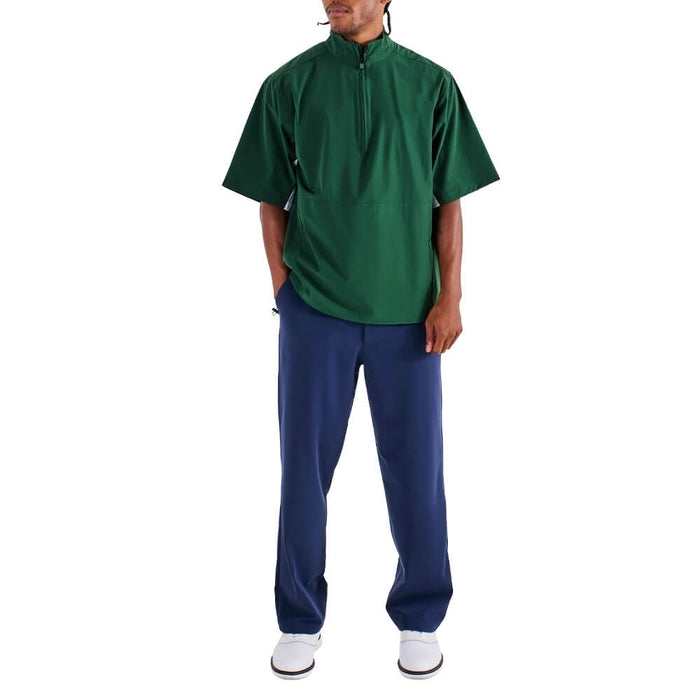 Malbon Pine Unbadged Golf Windshirt Forest - FW25 Men