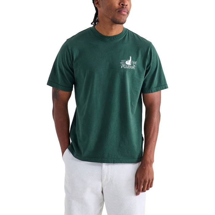 Malbon Punch Shot SS Golf T-Shirt Green - FW24