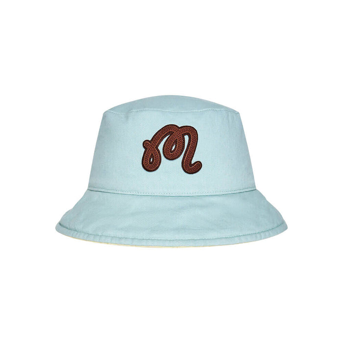 Malbon Reversible Velasco Golf Bucket Hat Wax Yellow/Surf Spray - SS26 Men