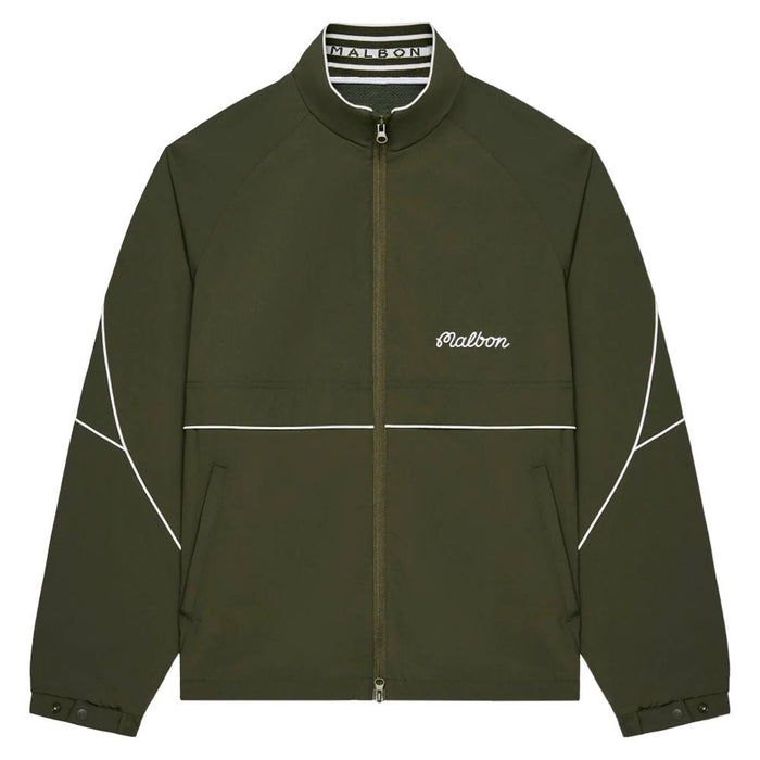 Malbon Riva Nylon Golf Jacket Cypress Green - SS25 Men