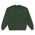 Malbon Script Crewneck Golf Sweater Hunter Green - 23 Men