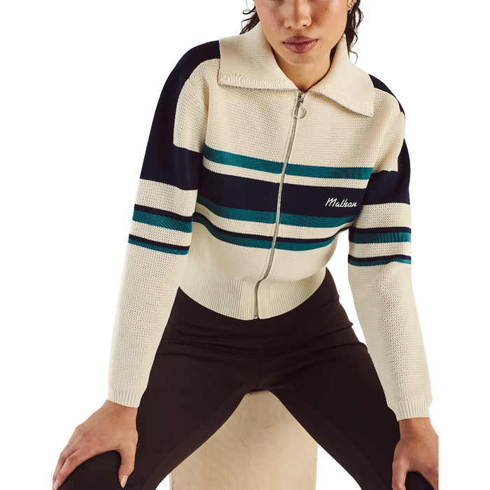 Malbon Simona Zip Up Golf Jacket Ivory - SS25 Women