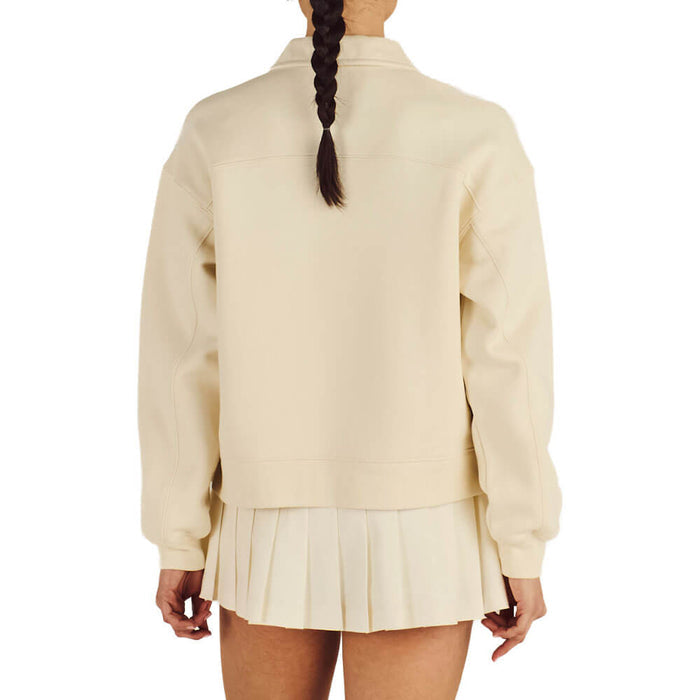 Malbon Teresa Golf Sweatshirt Cream - SS26 Women