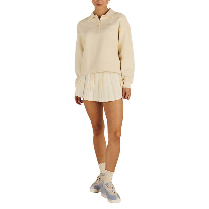 Malbon Teresa Golf Sweatshirt Cream - SS26 Women