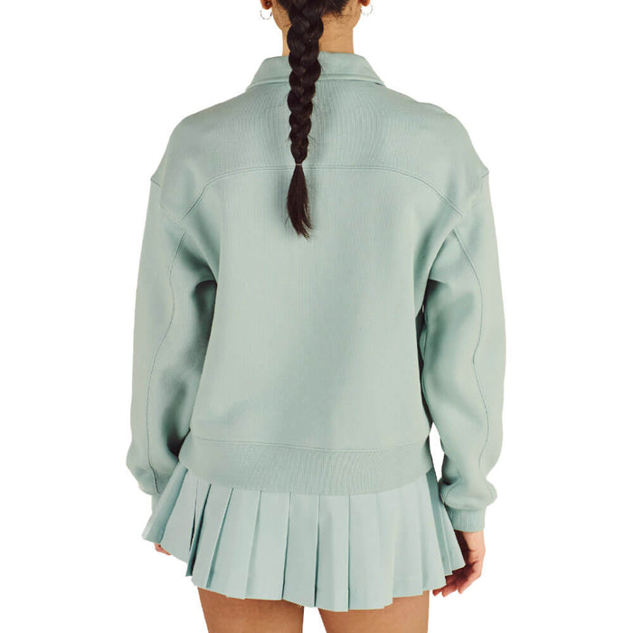 Malbon Teresa Golf Sweatshirt Surf Spray - SS26 Women