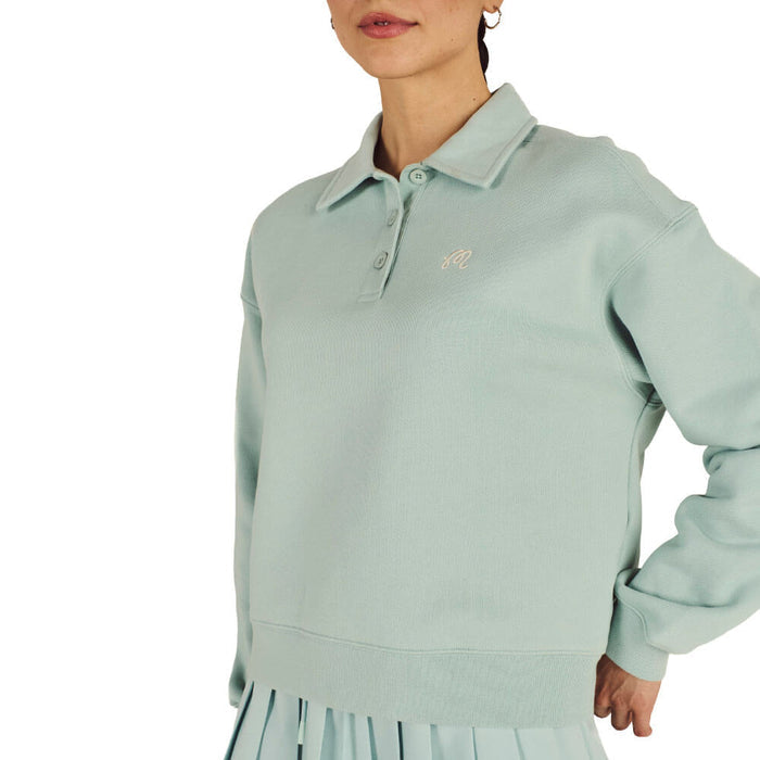 Malbon Teresa Golf Sweatshirt Surf Spray - SS26 Women