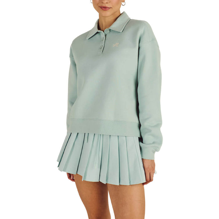 Malbon Teresa Golf Sweatshirt Surf Spray - SS26 Women