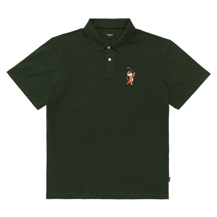 Malbon Tiger Buckets Golf Polo Hunter Green - 23 Men