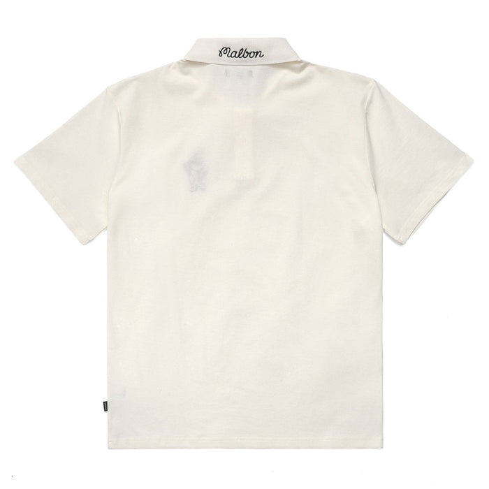 Malbon Tiger Buckets Golf Polo Natural - 23 Men