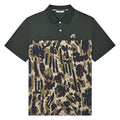 Malbon Tour Divot Camo Golf Polo Bark Camo - SS26 Men