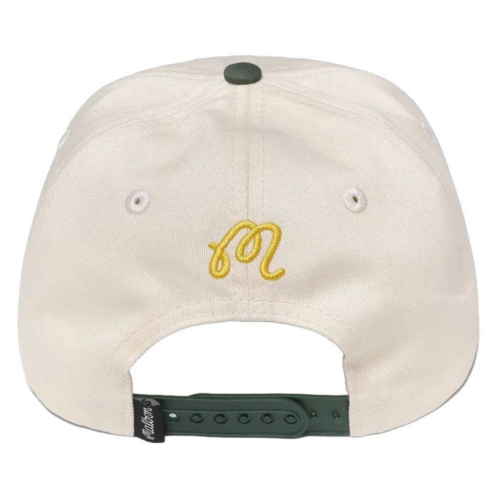 Malbon Trophy Painters Golf Cap Ivory - FW24