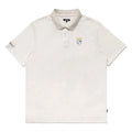 Malbon Trophy Performance Pique Golf Polo Ivory - FW24