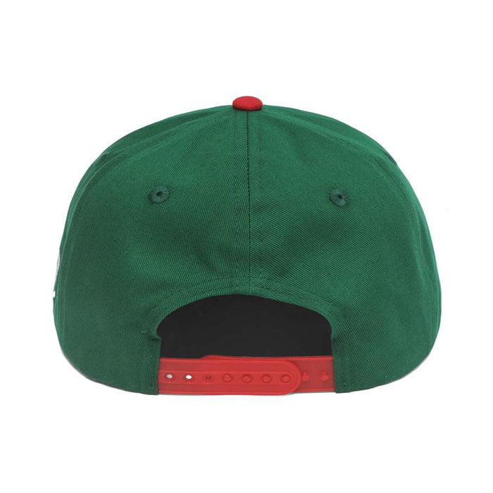 Malbon Umbrella Buckets Snapback Golf Cap Green/Red - 23 Men