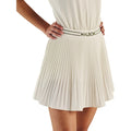 Malbon Valentina Pleated Golf Skirt Ivory - SS25 Women