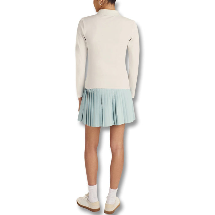 Malbon Venus Longsleeve Golf Polo White - 26 Women