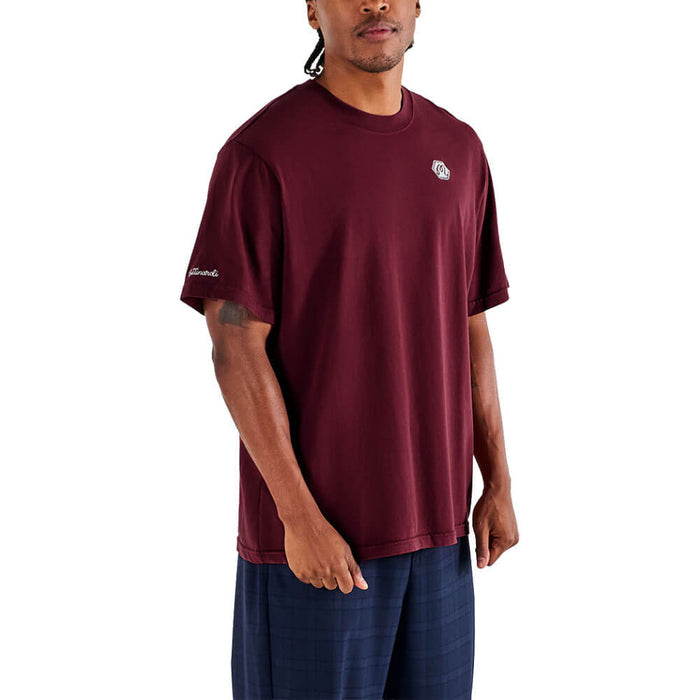 Malbon x Bettinardi Gangster Bermuda T-Shirt Cabernet - SS26 Men
