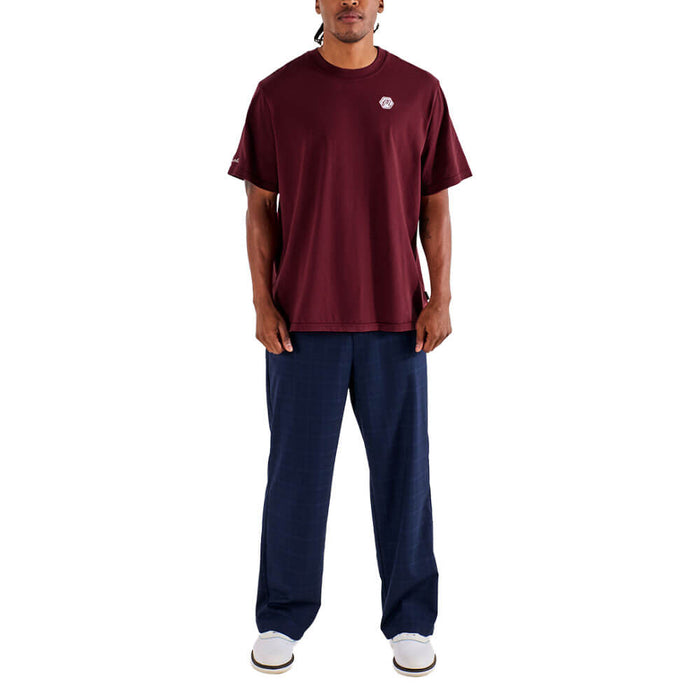 Malbon x Bettinardi Gangster Bermuda T-Shirt Cabernet - SS26 Men