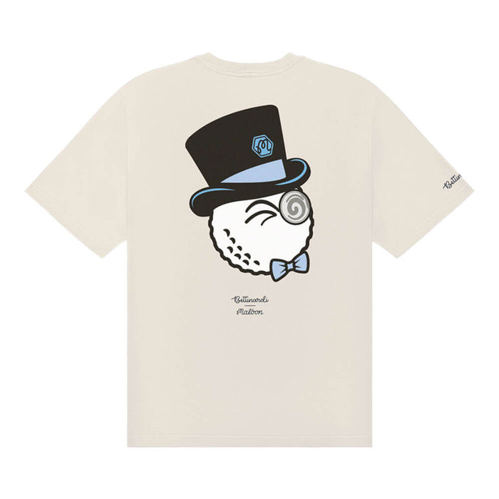 Malbon x Bettinardi Gangster Bermuda T-Shirt Egret - SS26 Men
