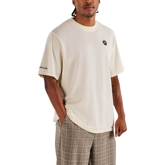Malbon x Bettinardi Gangster Bermuda T-Shirt Egret - SS26 Men