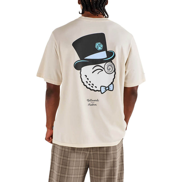 Malbon x Bettinardi Gangster Bermuda T-Shirt Egret - SS26 Men